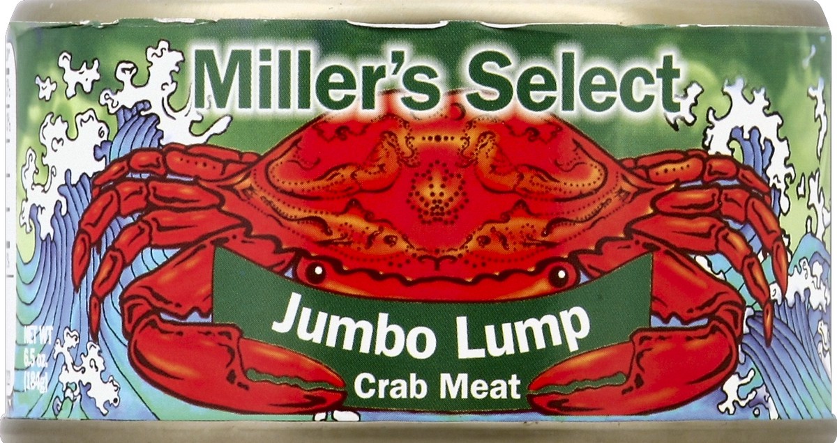 slide 1 of 2, Miller's Select Crab Meat 6.5 oz, 6.5 oz