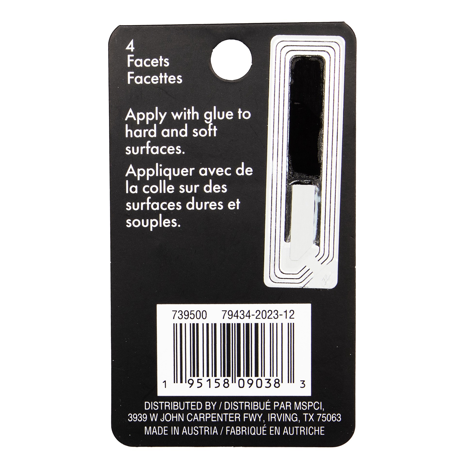 slide 4 of 4, 3.7mm Crystal Baguette Glue-On Austrian Crystals By Bead Landing, 10ct., 7mm