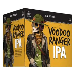 New Belgium Voodoo Ranger IPA Beer, 12 Pack, 12 fl oz Bottles