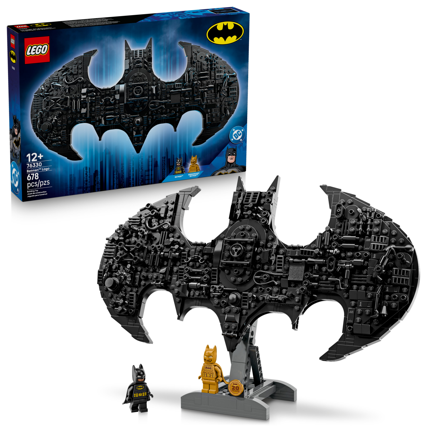 slide 1 of 7, Lego Dc Batman: Batman Logo Building Toy 76330, 1 ct