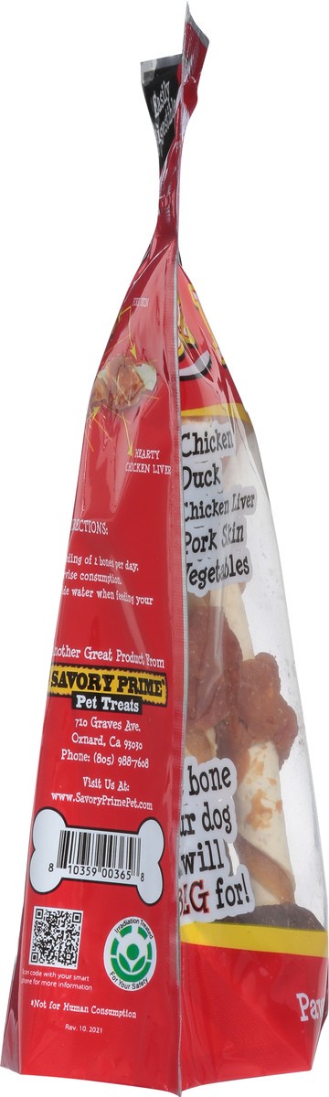 slide 7 of 16, Beggar Bones 5 in 1 Kabobs Dog Chews 6 ea, 6 ct