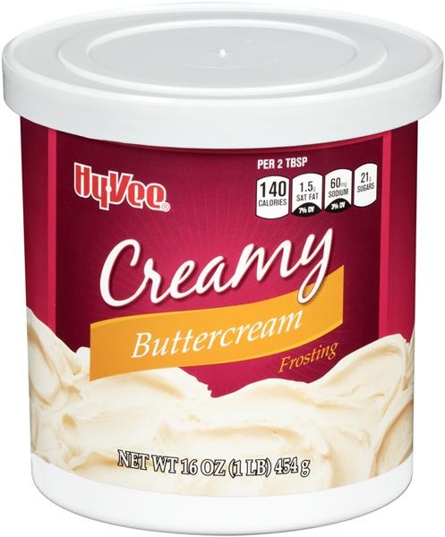 slide 1 of 1, Hy-vee Buttercream Creamy Frosting, 16 oz