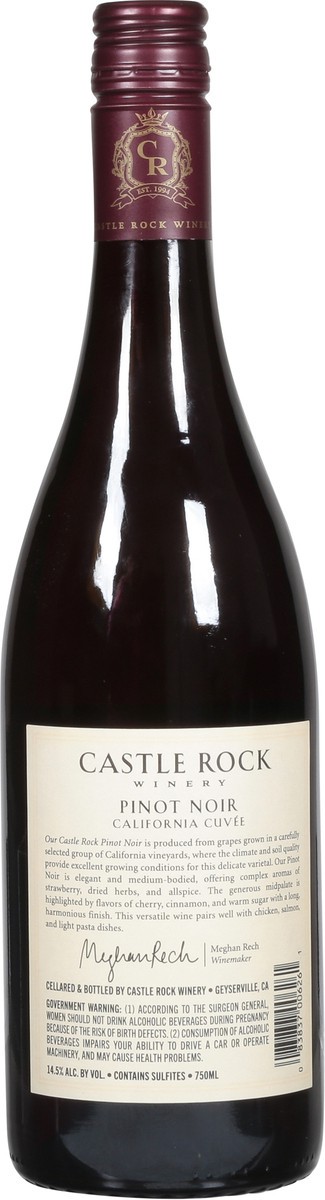 slide 7 of 9, Castle Rock California Cuvee Pinot Noir 750 ml, 750 ml