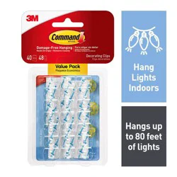 Command Damage-Free Hanging Decorating Clips Value Pack 1 Each