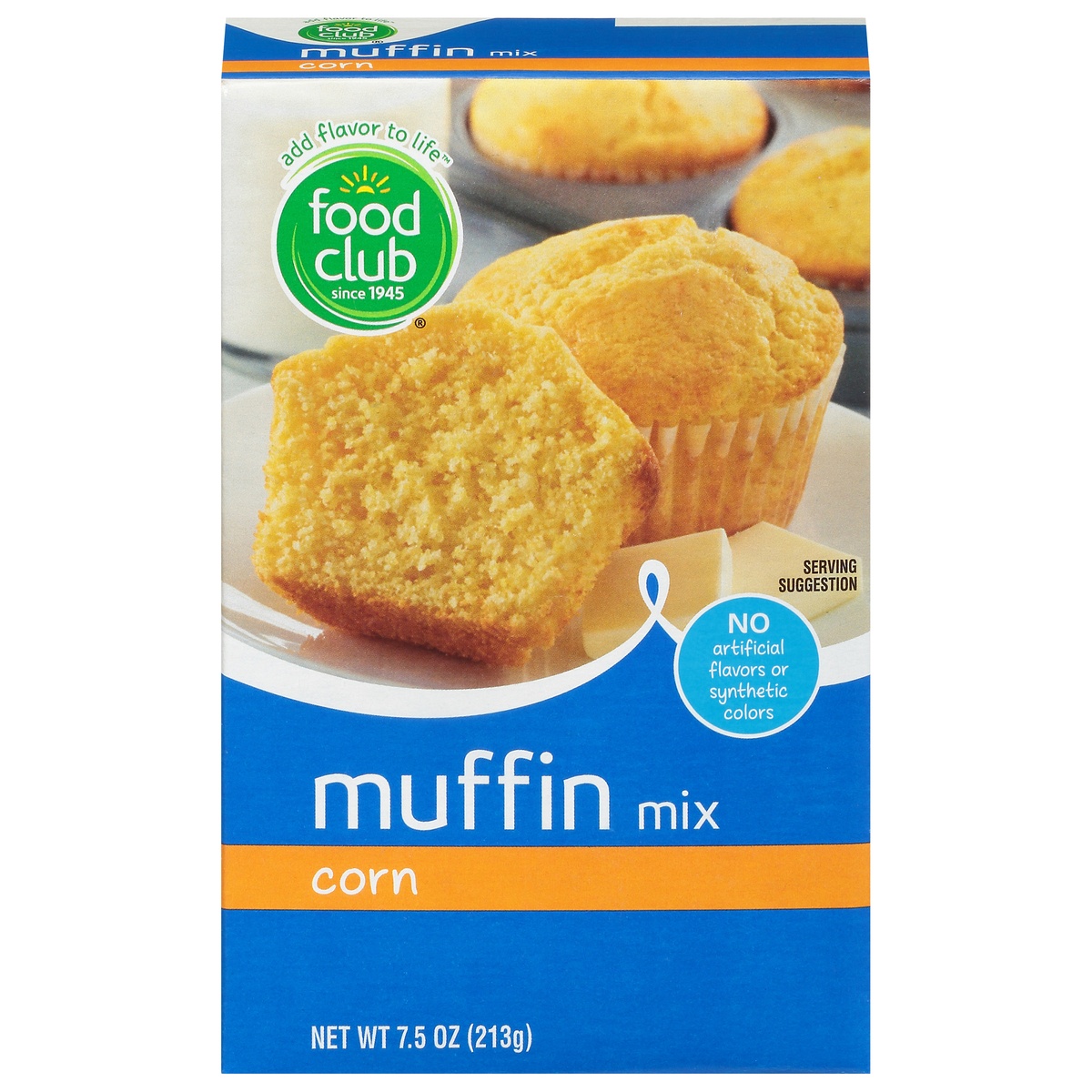 slide 1 of 1, Food Club Corn Muffin Mix, 7.5 oz