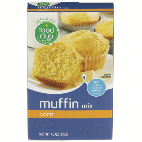 slide 1 of 1, Food Club Corn Muffin Mix, 7.5 oz