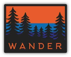 Stickers Northwest Vinyl Sticker - Wander Trees