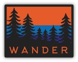 Stickers Northwest Vinyl Sticker - Wander Trees