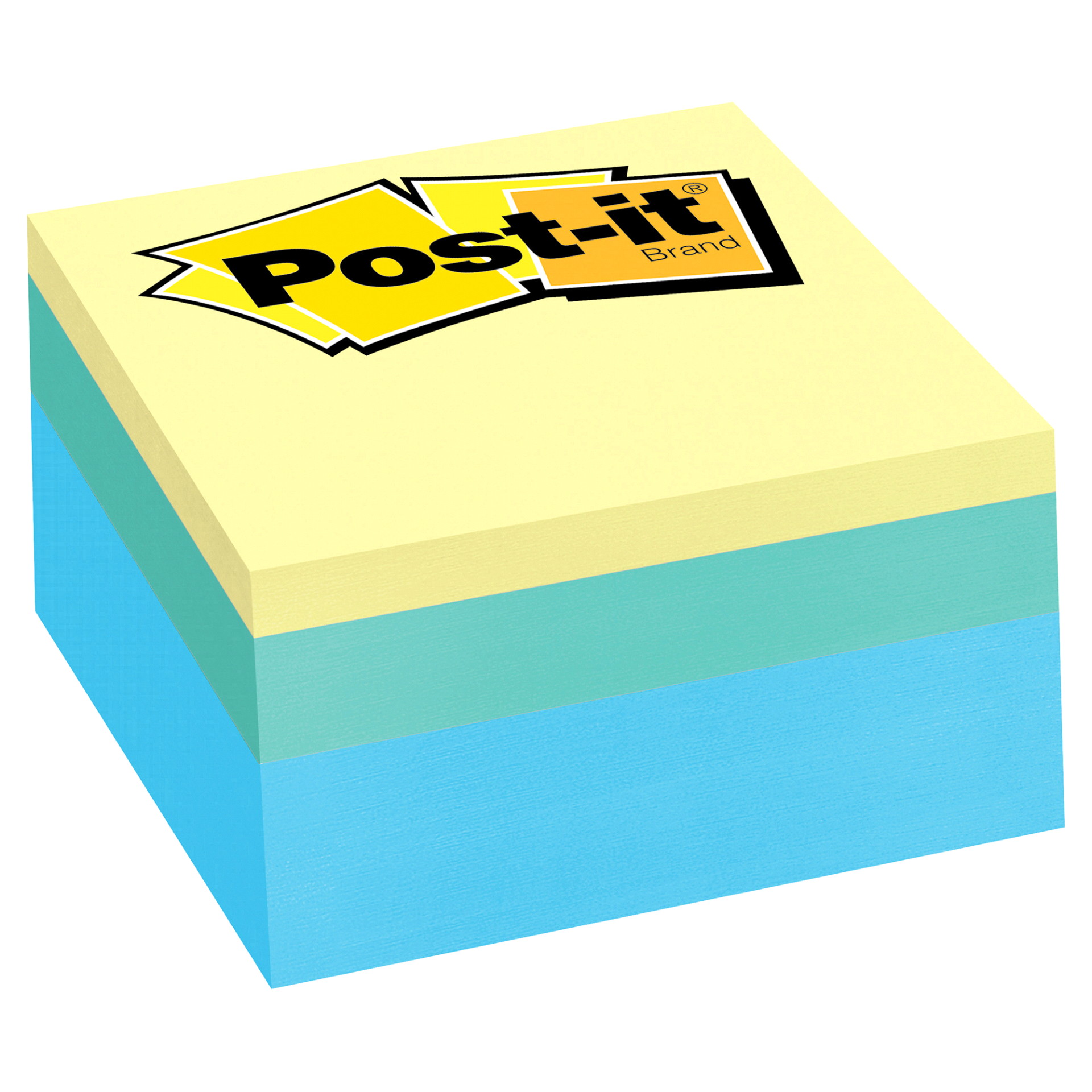 slide 1 of 2, Post-it Note Multicolor Cube, 400 ct; 2.87 in x 2.87 in