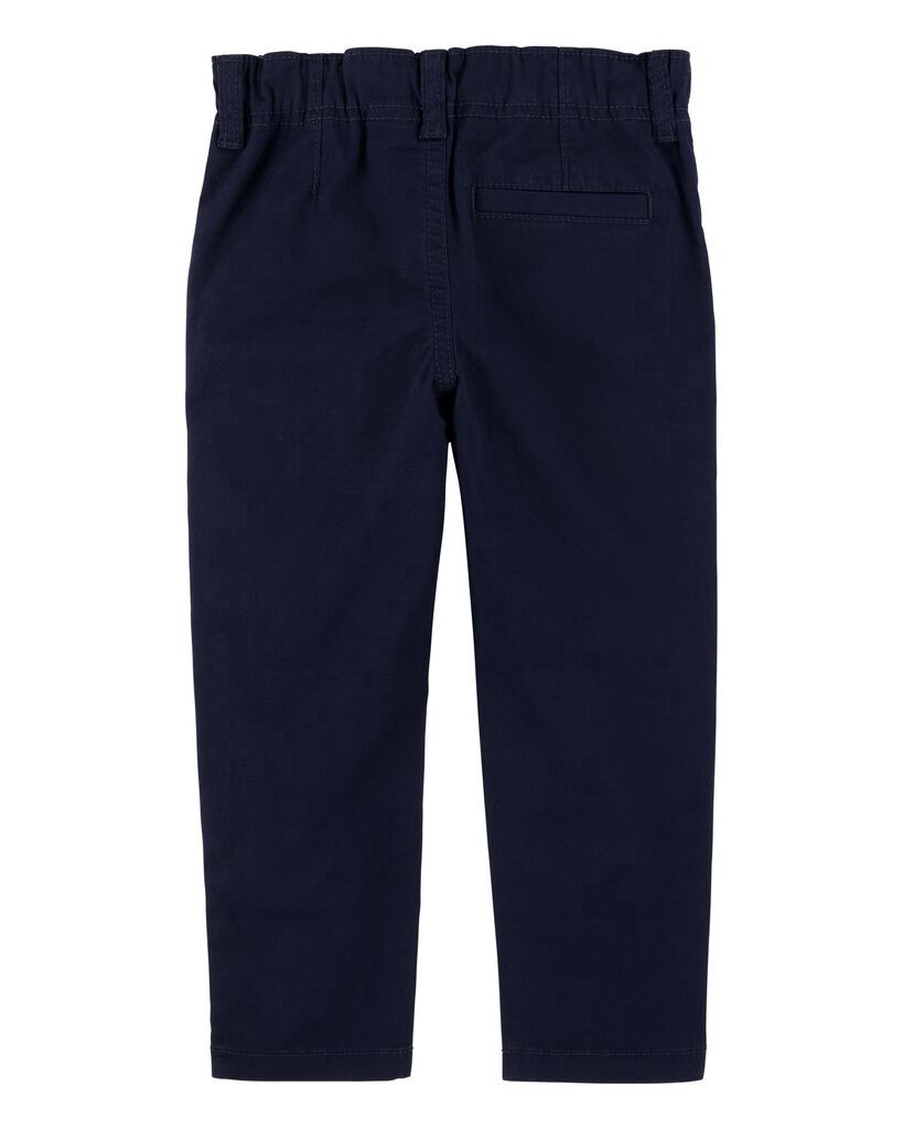 slide 2 of 3, Oshkosh Toddler Slim Tapered Chino Pants - Navy Navy 2T, 1 ct
