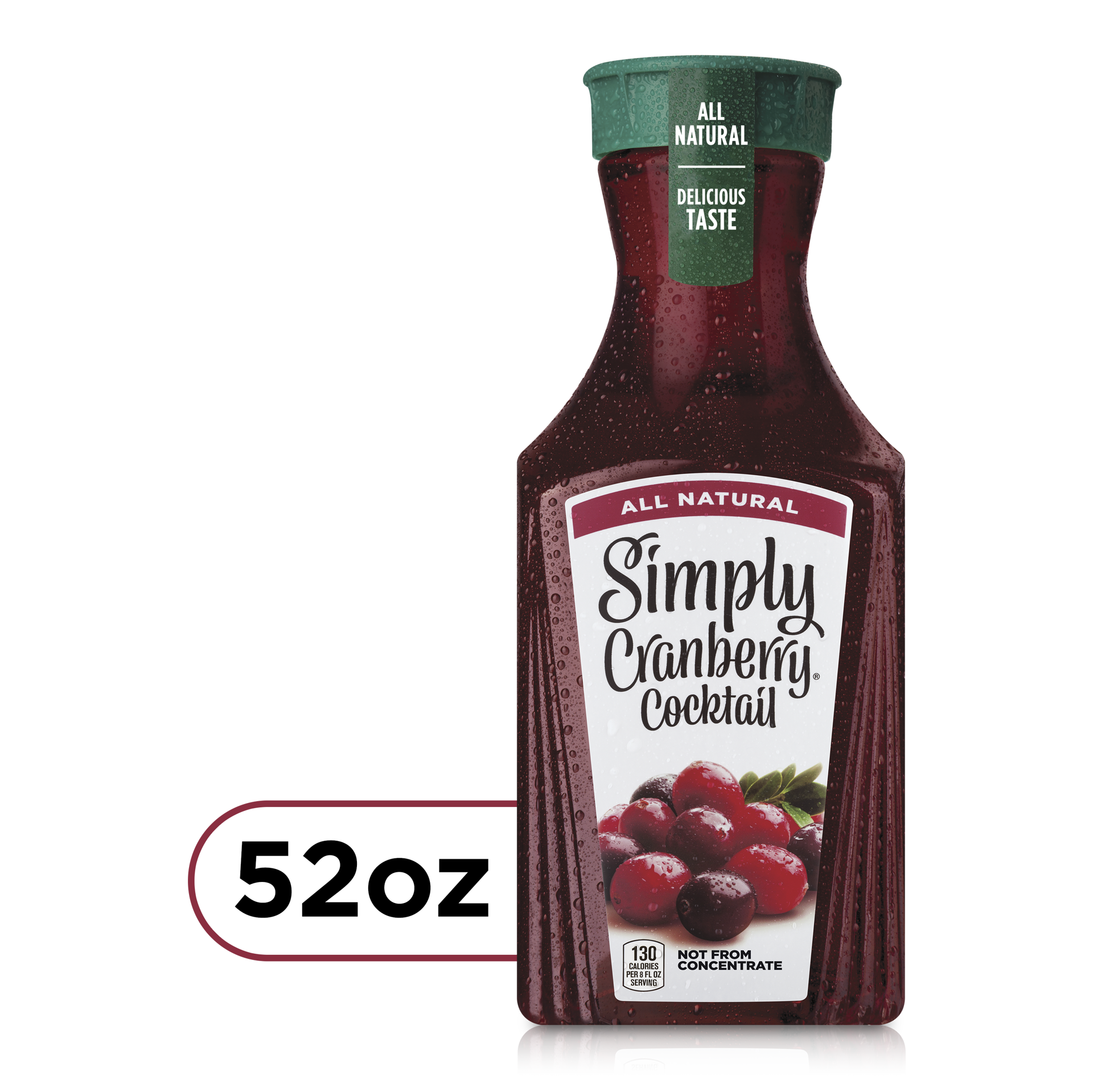 slide 1 of 7, Simply Cranberry Cocktail Bottle, 52 fl oz, 1 ct