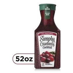 Simply Cranberry Cocktail Bottle, 52 fl oz