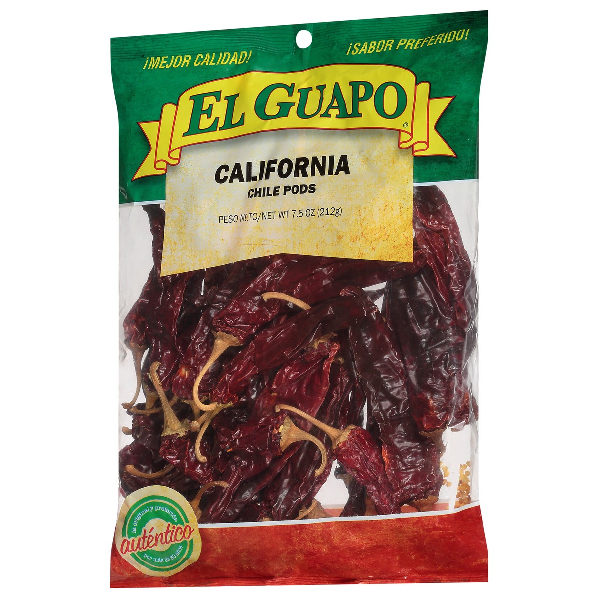 slide 5 of 9, El Guapo Whole California Chili Pods (Chile California Entero), 7.5 oz, 7.5 oz