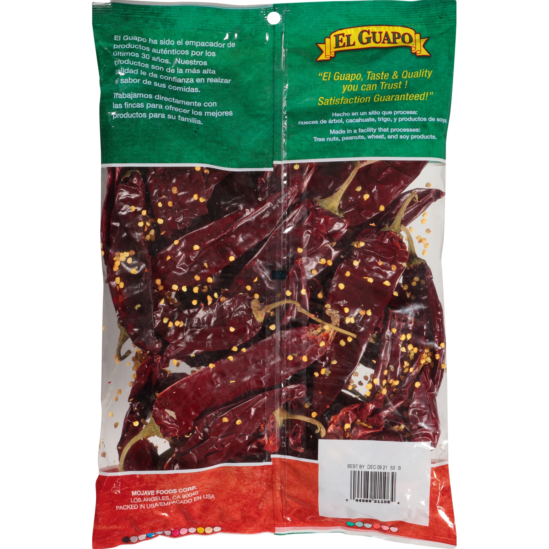 El Guapo Whole California Chili Pods (Chile California Entero) 7.5 oz
