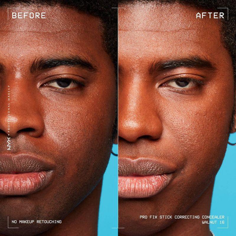 slide 4 of 10, NYX Professional Makeup Color Correcting Pro Fix Stick Concealer - Walnut - 0.05oz, 0.05 oz