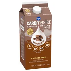 Kroger Carbmaster Lactose Free Non-Fat Chocolate Milk - 59 fl oz