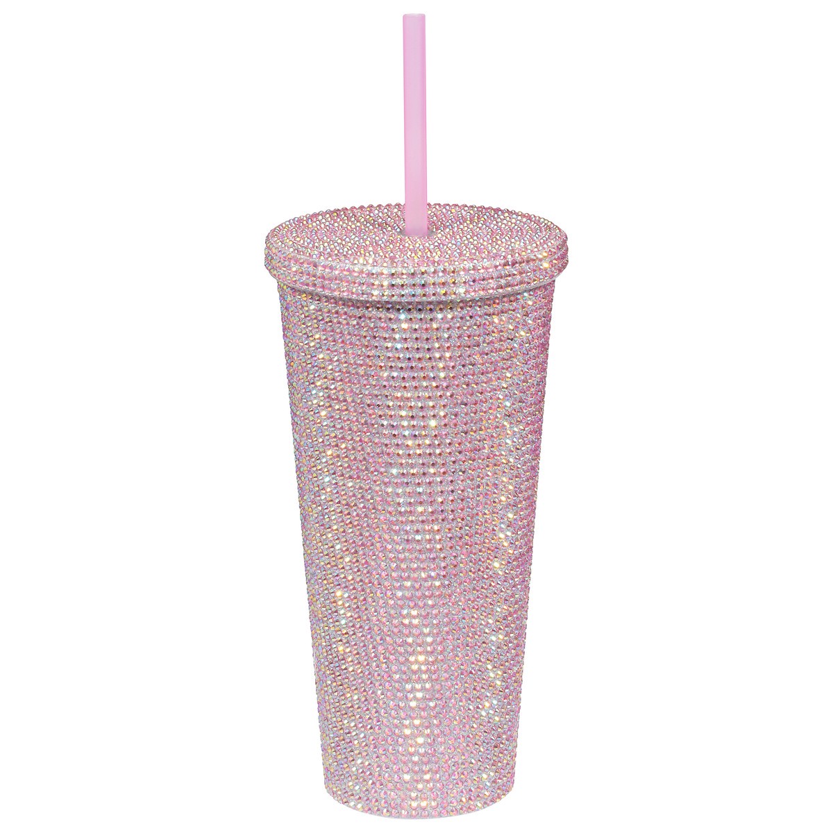 slide 1 of 3, Neat Pnk Rhinestone 22z Tumbler - EA, 22 oz