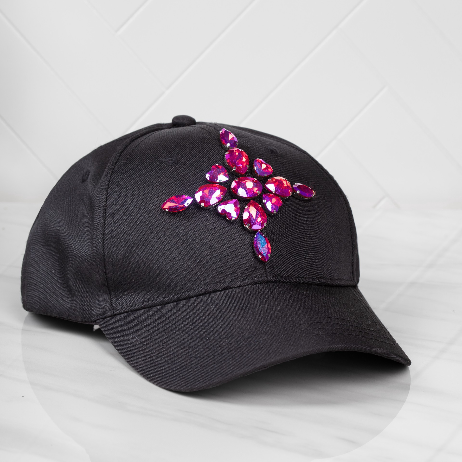 slide 7 of 7, Cousindiy Silver Siam Ab Glass Sew-On Rhinestones, 32ct., 32 ct