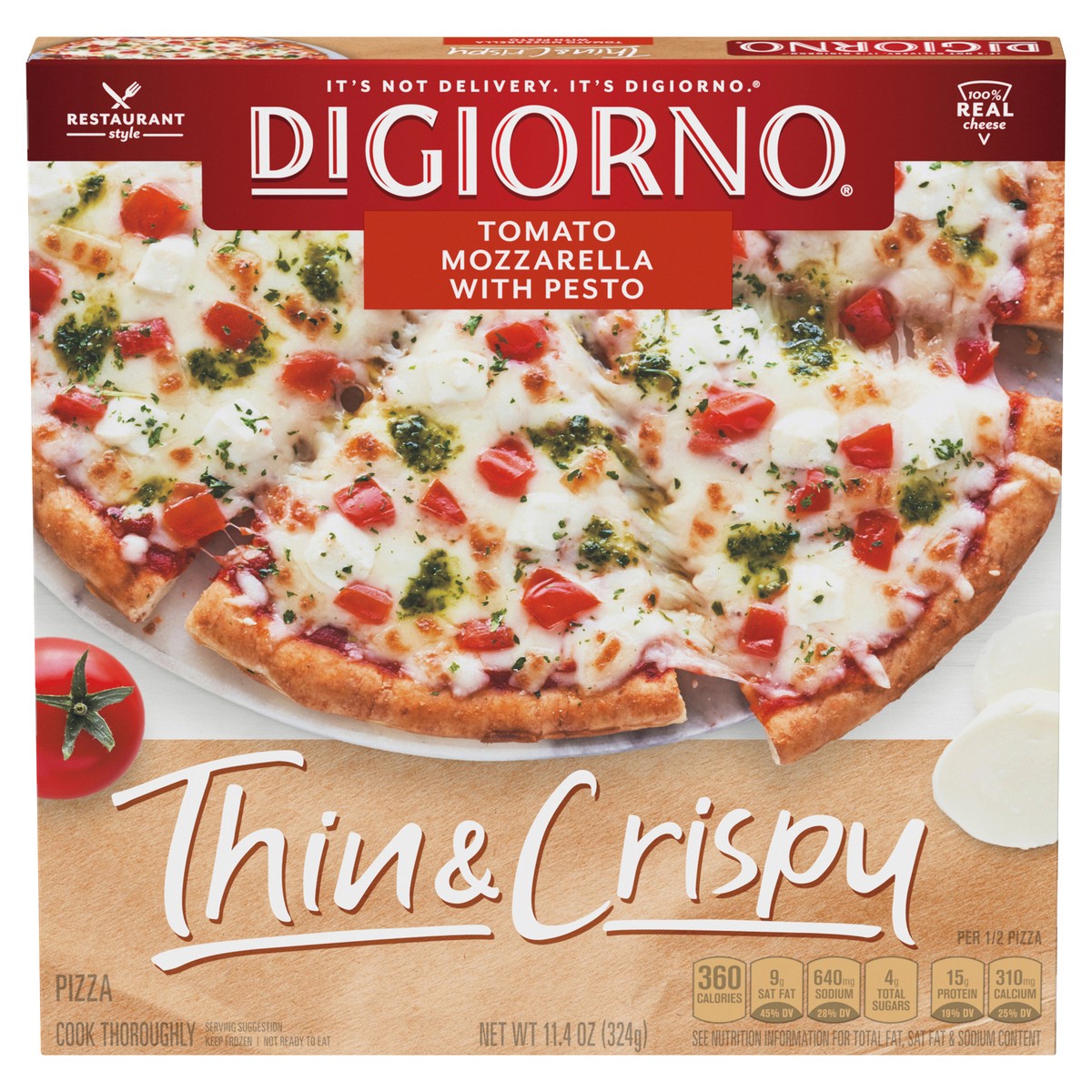 slide 1 of 9, DiGiorno Pizza, 11.4 oz