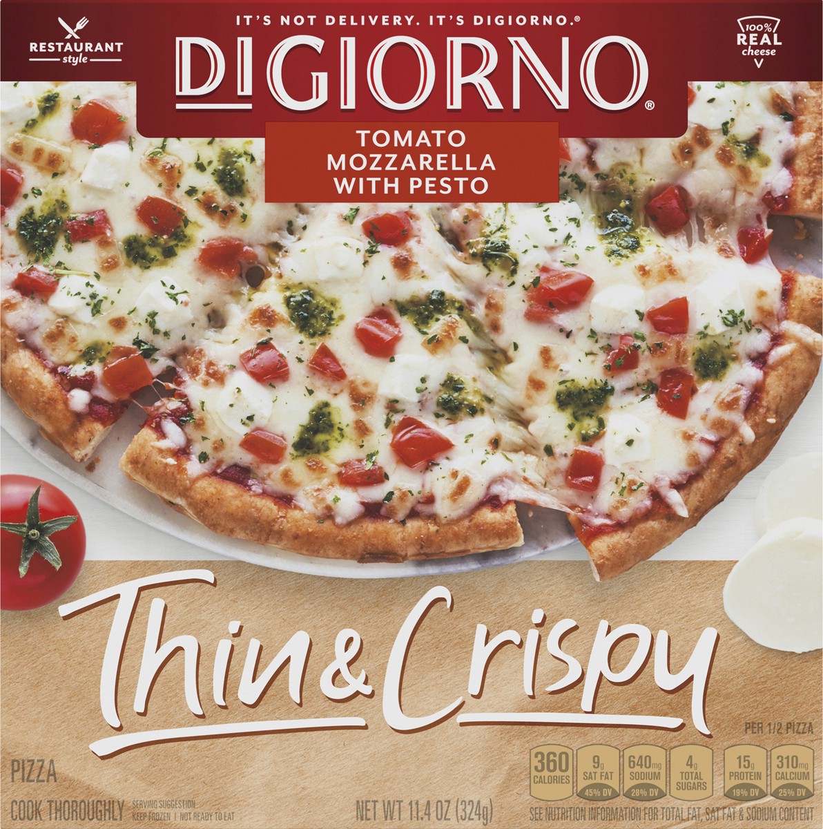 slide 8 of 9, DiGiorno Pizza, 11.4 oz