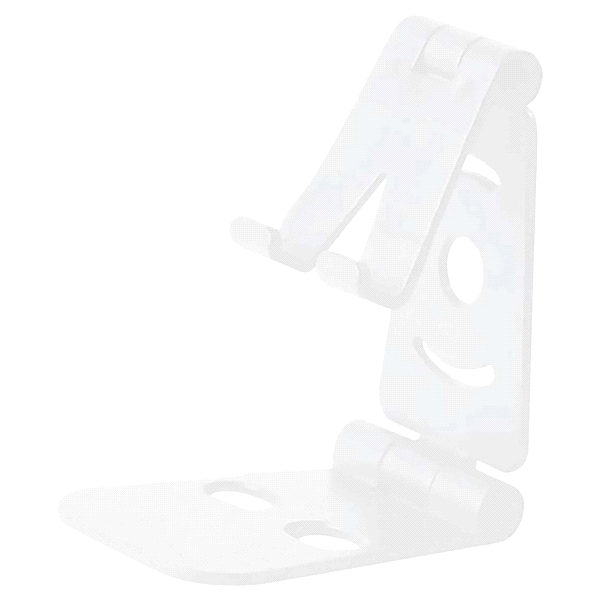 slide 1 of 1, Bytech Foldable Phone Stand, White, 1 ct