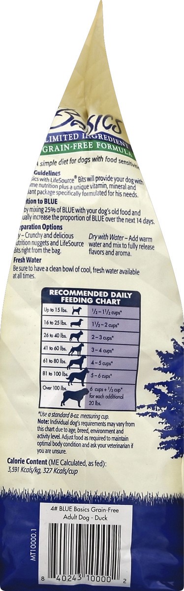 slide 5 of 7, Blue Food for Dogs 4 lb, 4 lb