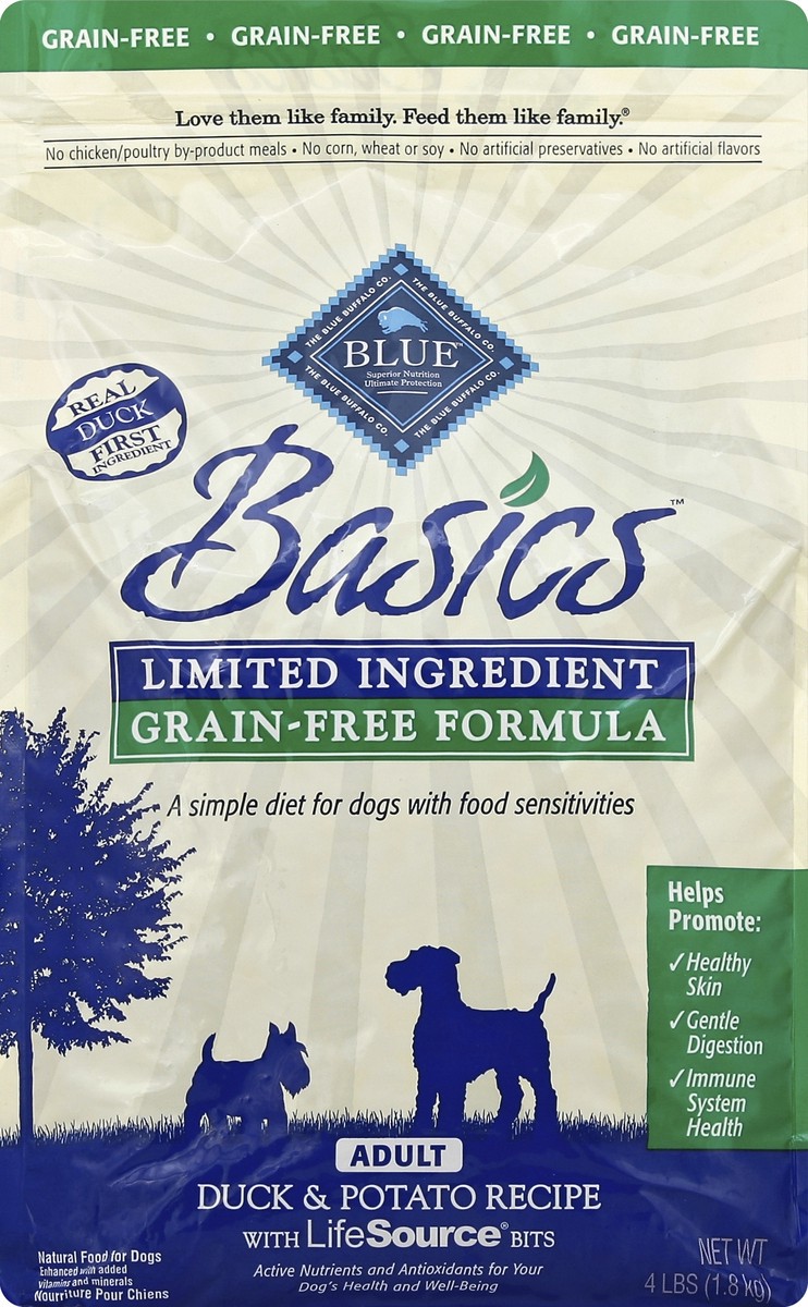 slide 1 of 7, Blue Food for Dogs 4 lb, 4 lb