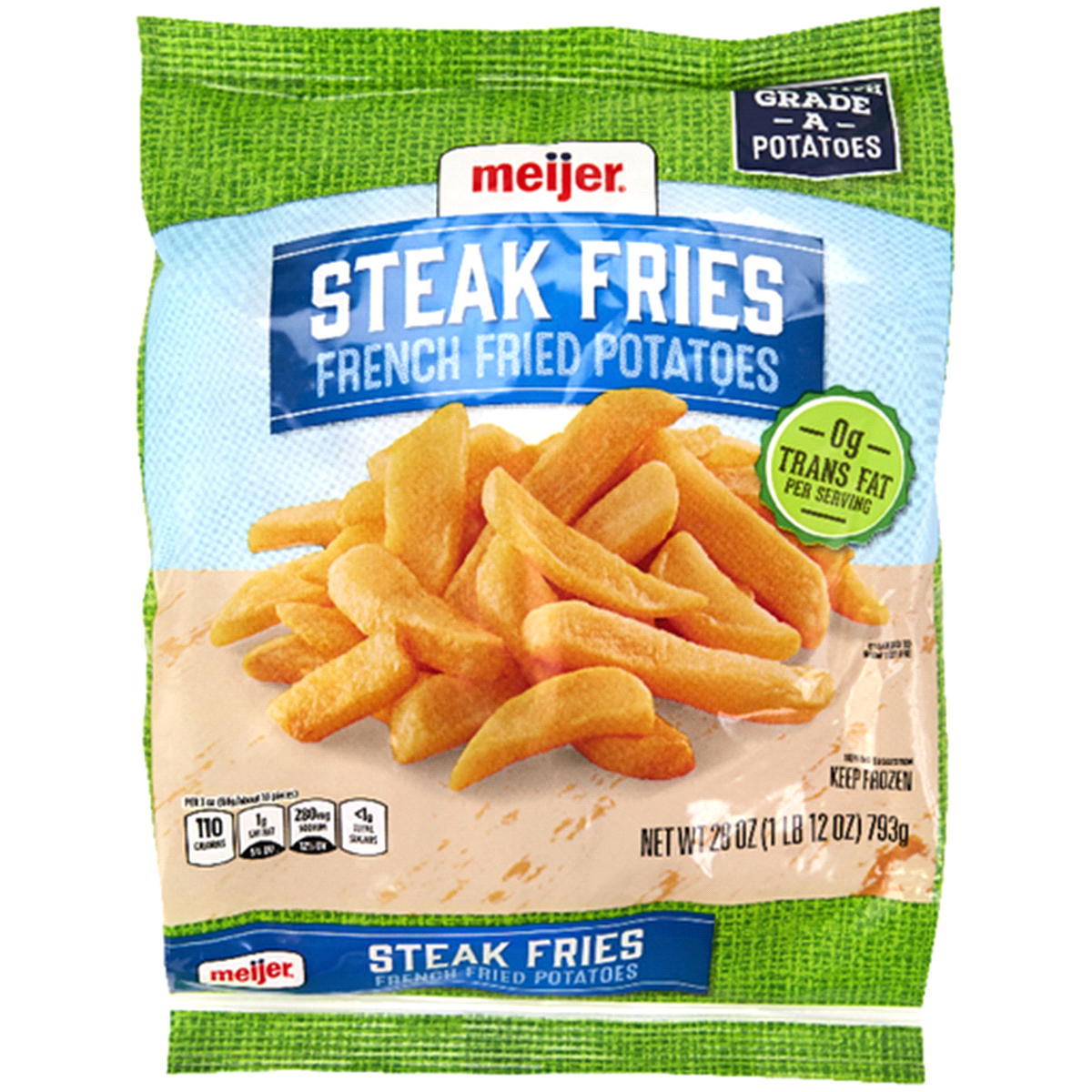 slide 1 of 13, Meijer Steak Fries, 28 oz