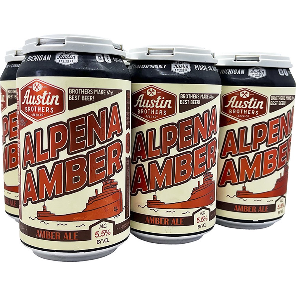 slide 1 of 1, Austin Brothers Alpena Amber - 12 oz, 12 oz