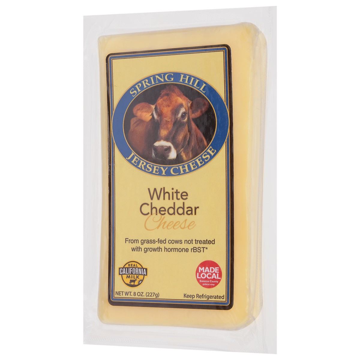 slide 10 of 12, Spring Hill Jersey Cheese White Cheddar Cheese 8 oz, 8 oz