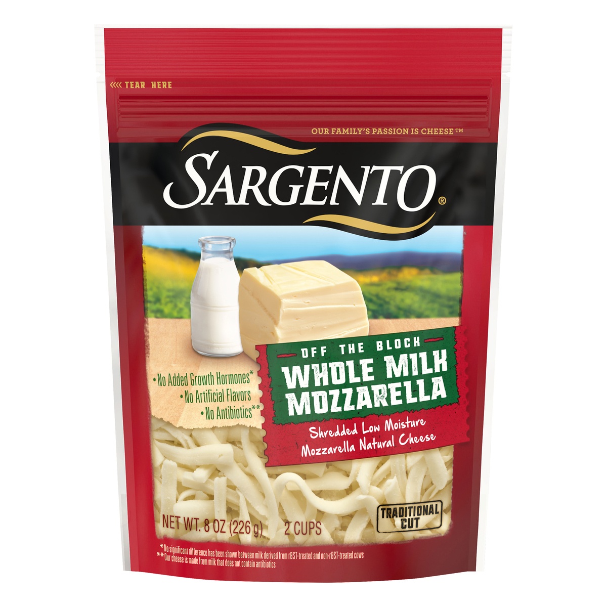 slide 1 of 8, Sargento Artisan Blends Whole Milk Mozzarella, 8 oz