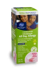 Kroger Children's Sugar-Free Bubblegum Allergy Relief