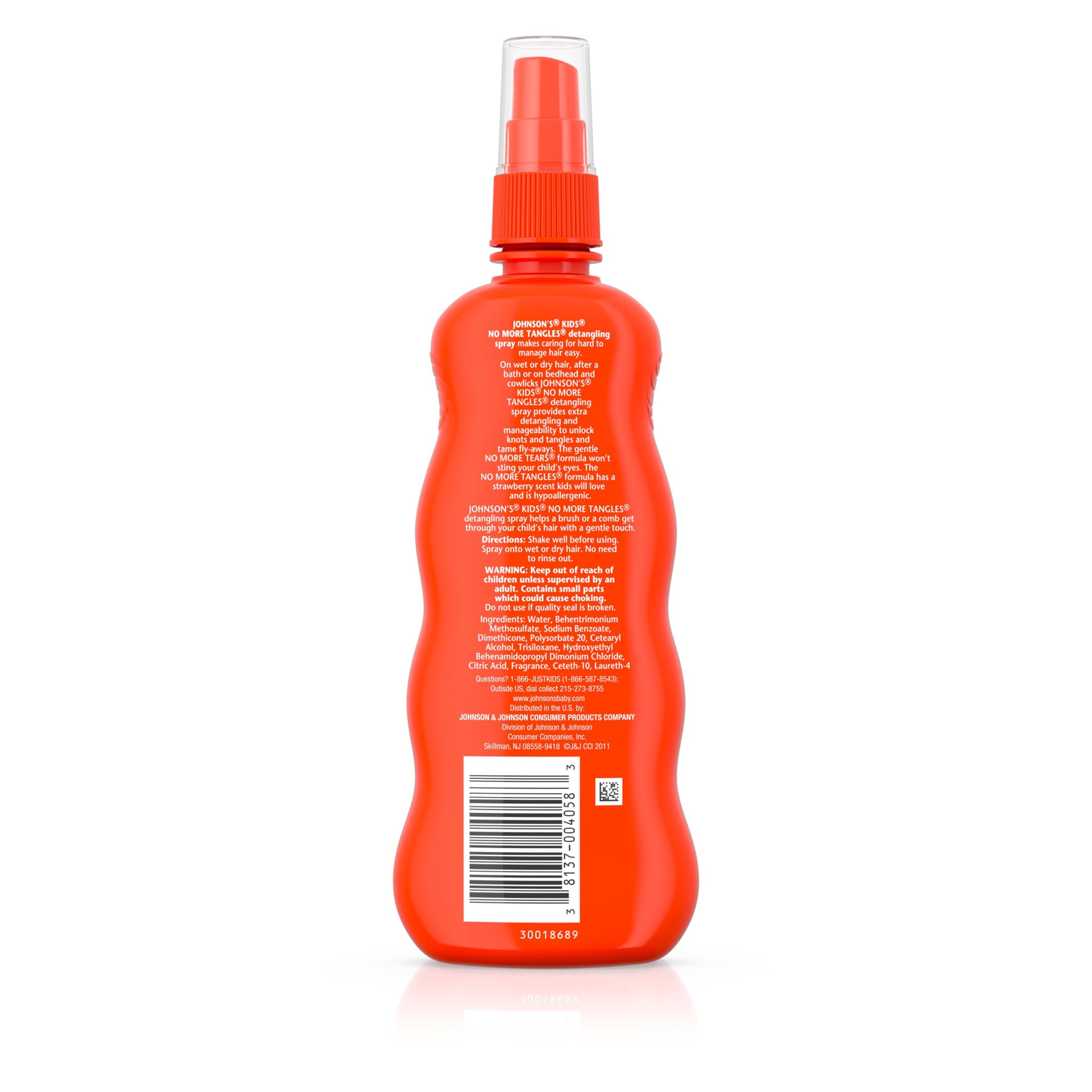 slide 3 of 5, Johnson's JOHNSON'S KIDS NO MORE TANGLES Detangling Spray STRAWBERRY SENSATION, 10 Fl. Oz, 10 fl oz