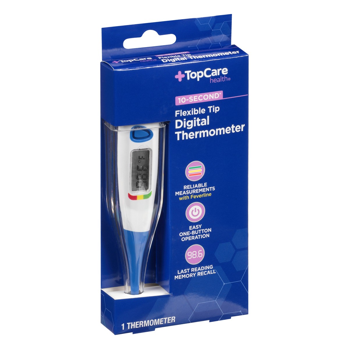 slide 4 of 4, Topcare Digital Thermometer, 1 ct