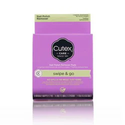 Revlon Cutex Swipe and Go Nail Polish Remover Pads - 10 ct - 3.5 oz