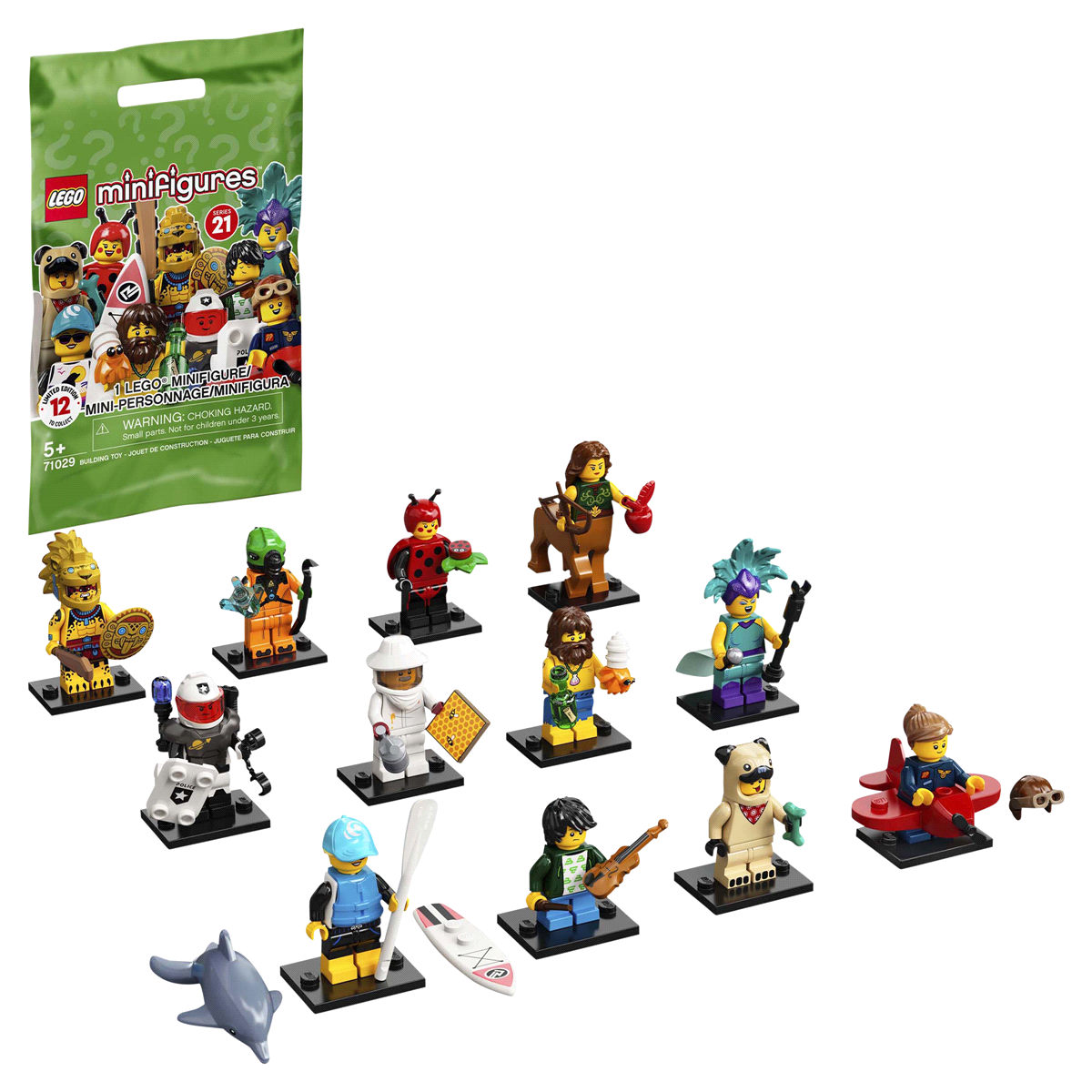 slide 1 of 1, LEGO Minifigures Mystery Figure, Series 21, 1 ct