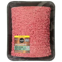 Signature Select 80%/20% Ground Beef Value Pack 1 ea