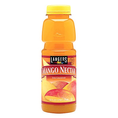 slide 1 of 1, Langers Mango Nectar Juice - 16 fl oz, 16 fl oz