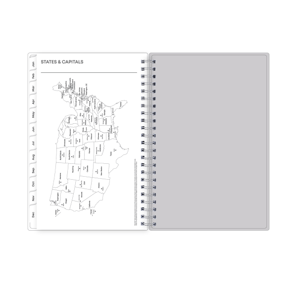 slide 7 of 7, 25 Blue Sky Weekly/Monthly Calendar, Stitched Stripe, January 25-December 25, 1 ct