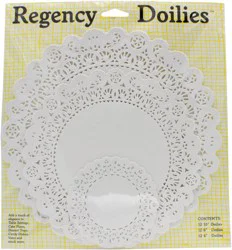 Harold Import Co. Doilies Round Assorted