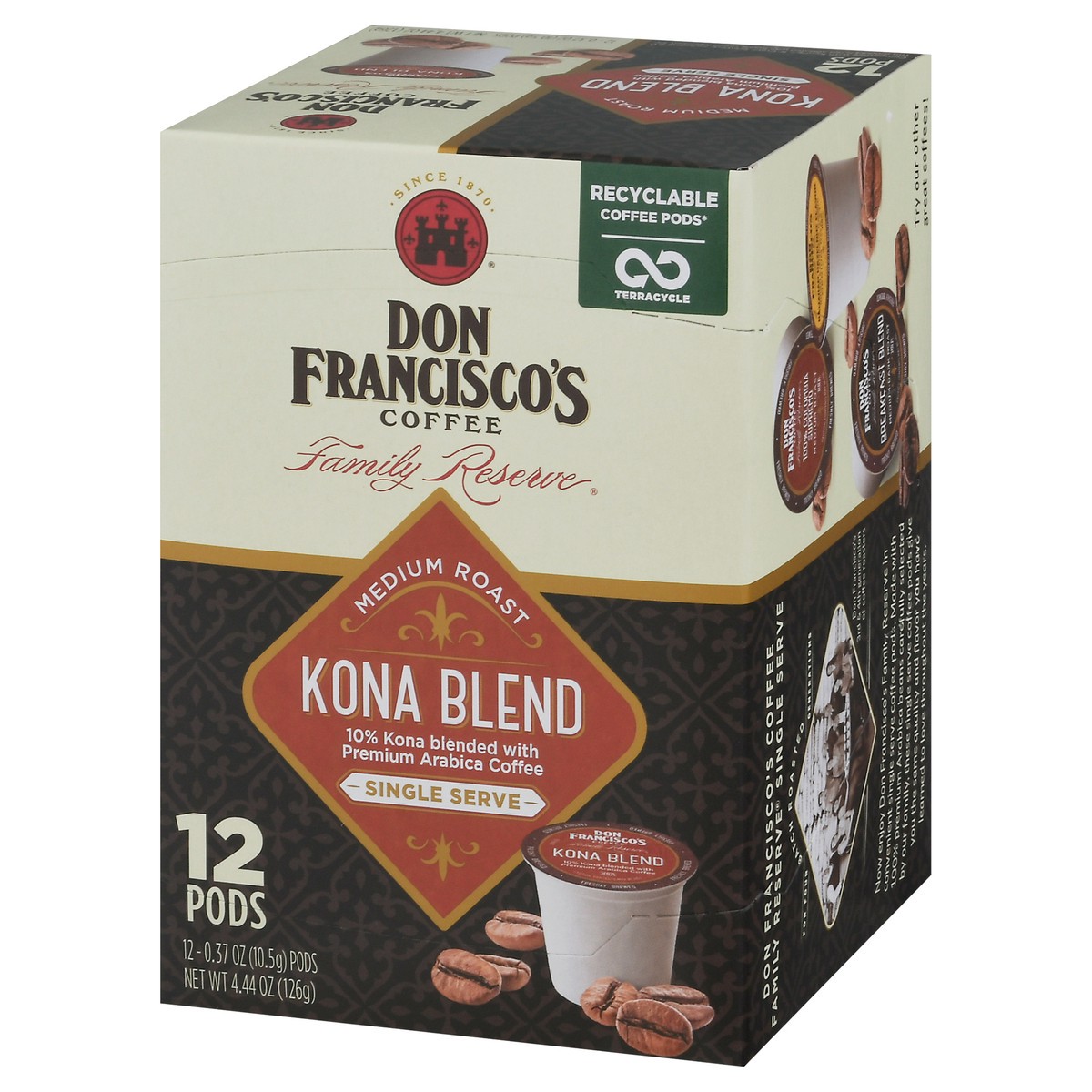 slide 3 of 9, KONA - GROCERY Coffee Family Reserve Breakfast Blend K-Cups, 