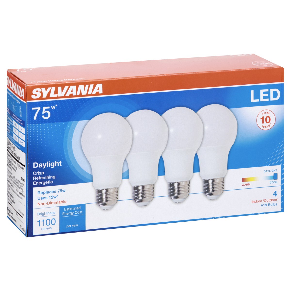 slide 9 of 9, Sylvania Led12A19F85010, 1 ct