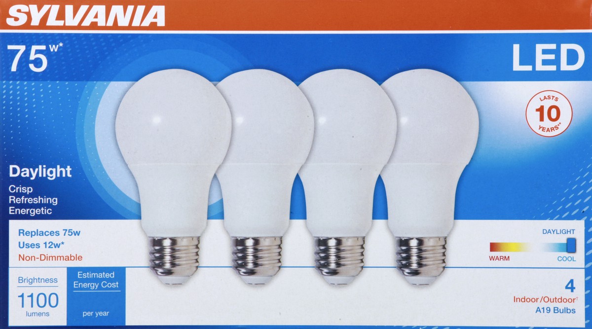 slide 1 of 9, Sylvania Led12A19F85010, 1 ct