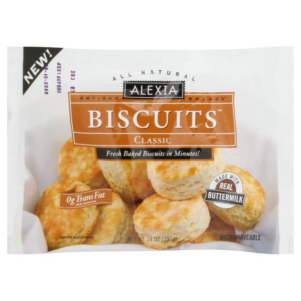 slide 1 of 1, Alexia Biscuits, Classic, 14 oz