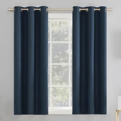 Sun Zero Lichtenberg Doret Navy 74 in x 63 in