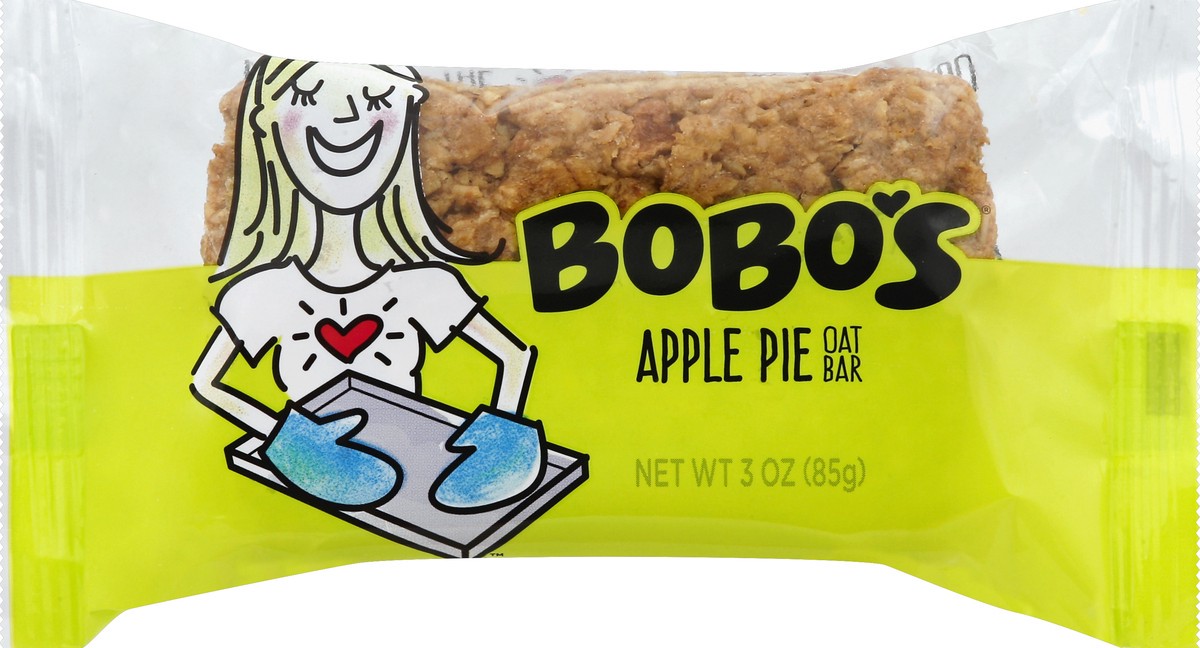 slide 5 of 5, Bobo's Apple Pie Oat Bar 3 oz. Wrapper, 3 oz