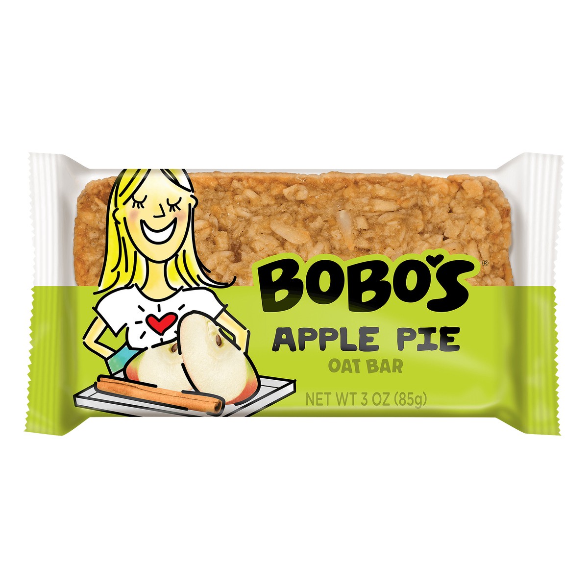 slide 1 of 5, Bobo's Apple Pie Oat Bar 3 oz. Wrapper, 3 oz