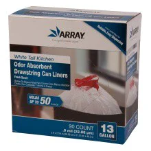 ARRAY Drawstring Can Liners