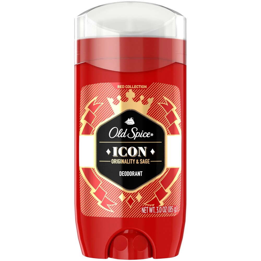 slide 1 of 1, Old Spice Red Collection Icon Originality & Sage Deodorant, 3 oz