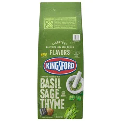 Kingsford Charcoal Briquets with Basil Sage Thyme 8 lb